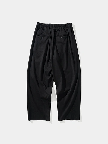 Брюки Uniform Bridge One Tuck Banding Slacks Black