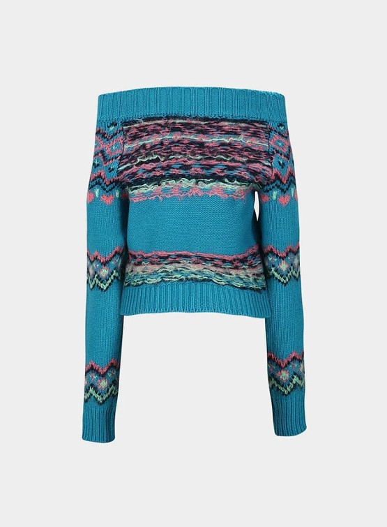 Женский джемпер Andersson Bell Tako Nordic Knit Top Blue