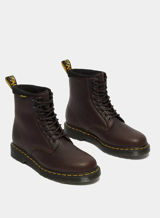 Ботинки Dr. Martens 1460 Warmwair Leather Lace Up Brown