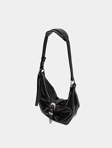 Сумка MARGESHERWOOD Belted Hobo Medium Glossy Black