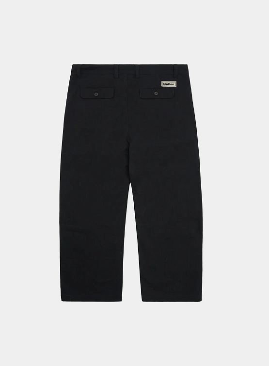 Брюки Butter Goods Pleated Trousers Black