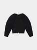 Женский кардиган AMOMENTO Wholegarment Rounded Cardigan Black