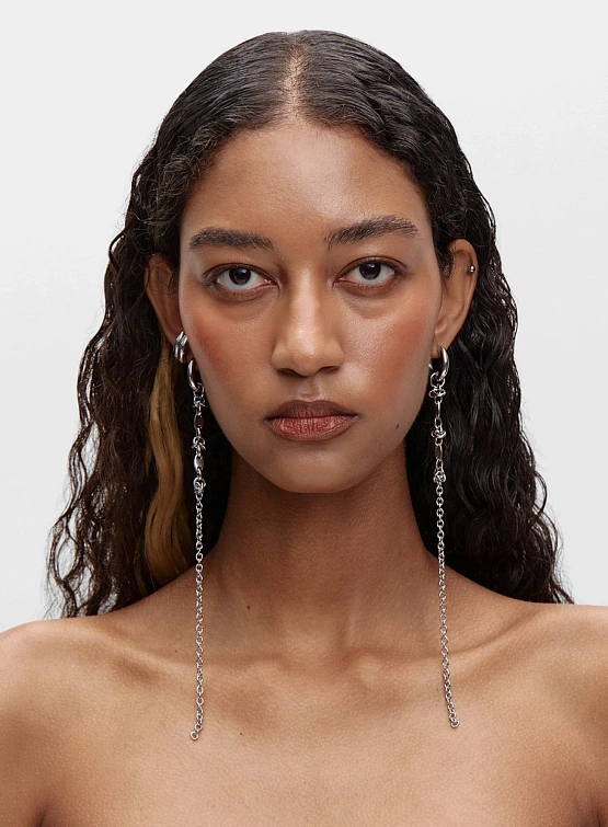 Удлиненные серьги OMUT Knotty