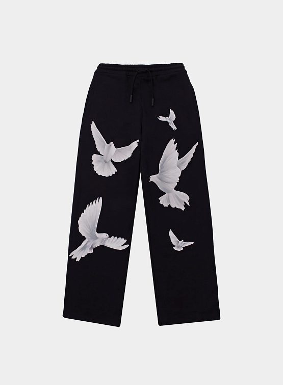 Брюки 3.PARADIS Lounge Pants Freedom Doves Black