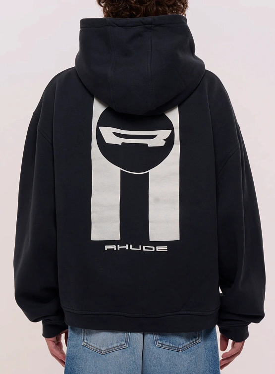 Зип-худи RHUDE Campione Full Vtg Black