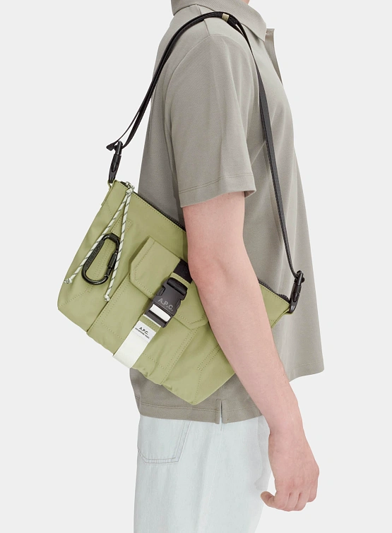 Сумка A.P.C. Treck Satchel Taupe