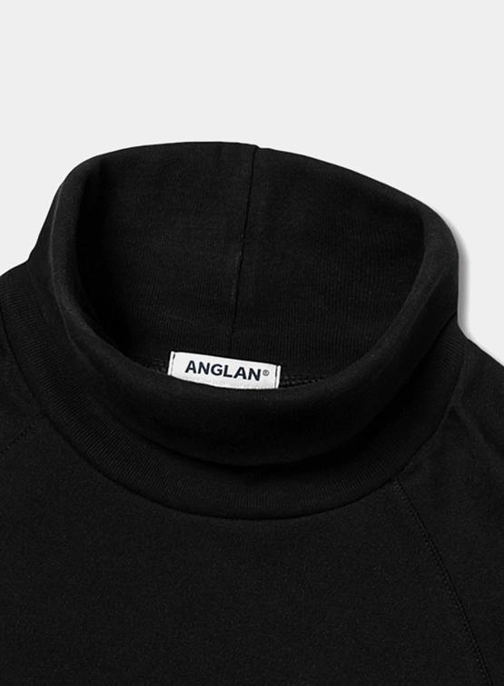 Лонгслив ANGLAN Oval Incision Turtle Neck Longsleeve Black