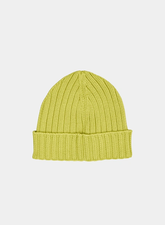 Шапка C.P. Company Extrafine Merino Wool Logo Green Sheen