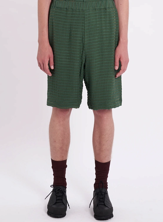 Шорты RANRA Stroller Stripy Cotton Kombu Green