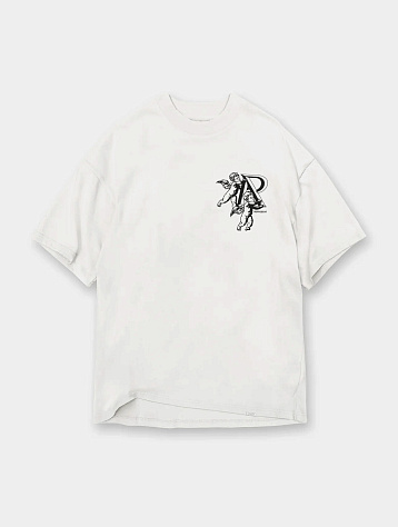 Футболка Represent Clo Cherub Initial T-Shirt Flat White