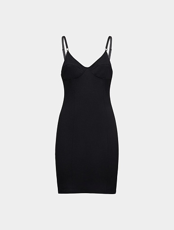 Женское платье Coperni Lingerie Dress Black