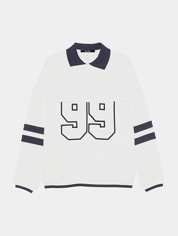 Женское поло Ksubi 99 Boyfriend Polo Vintage White