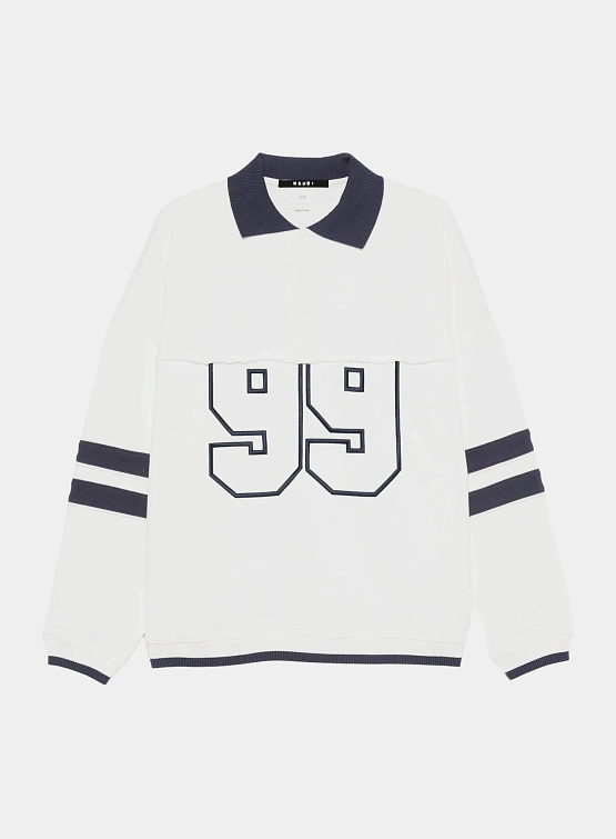 Женское поло Ksubi 99 Boyfriend Polo Vintage White