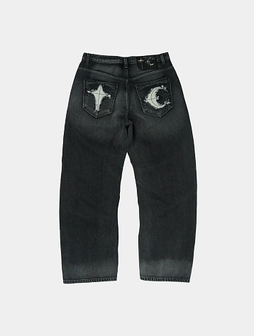 Джинсы Thug Club TC Bone Leather Black