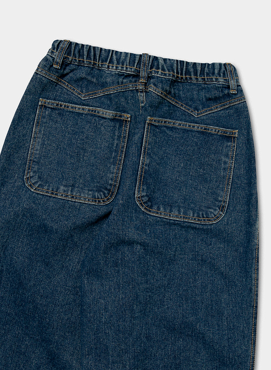 Джинсы ANGLAN Tin Denim Balloon Pants Blue Denim