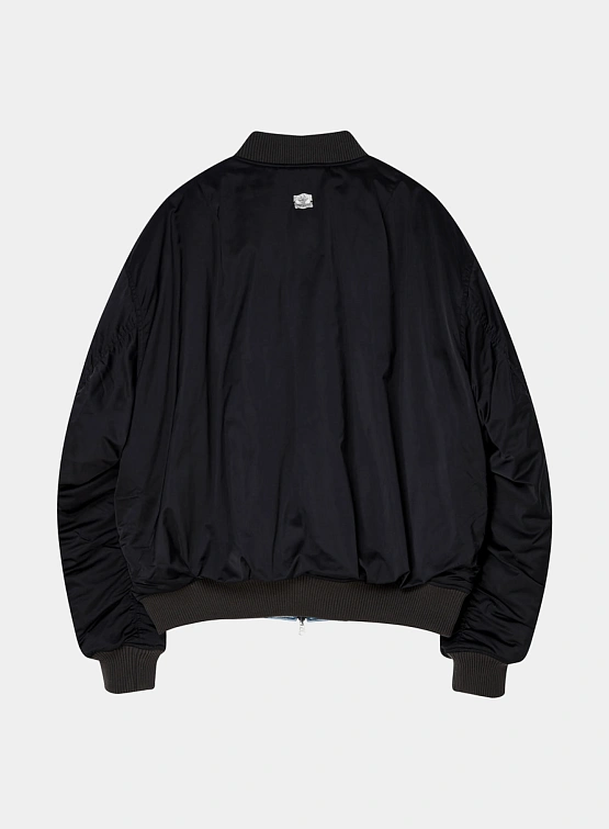 Бомбер AFTER PRAY Reversible MA-1 Bomber Black