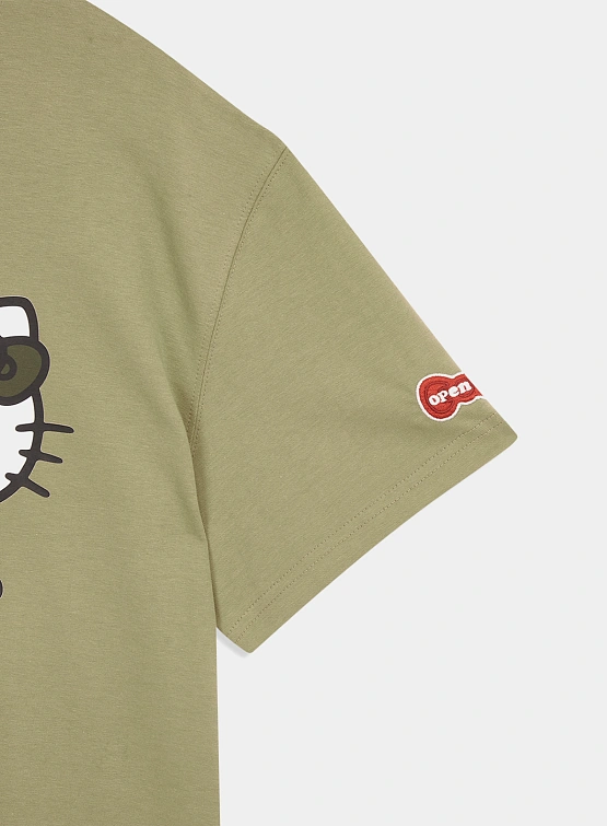 Футболка OPEN YY Kitty x YY T-Shirt Khaki