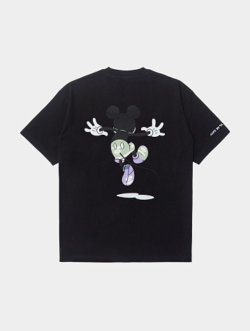 Футболка AAPE X Disney Mickey Purple Graphic Black