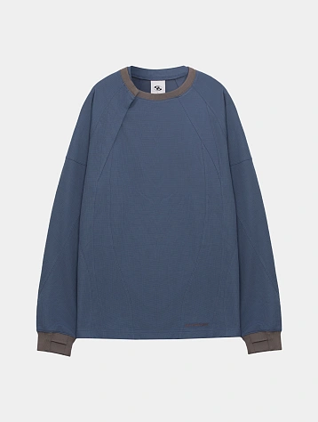 Лонгслив SAN SAN GEAR Placket L/S Spruce Blue