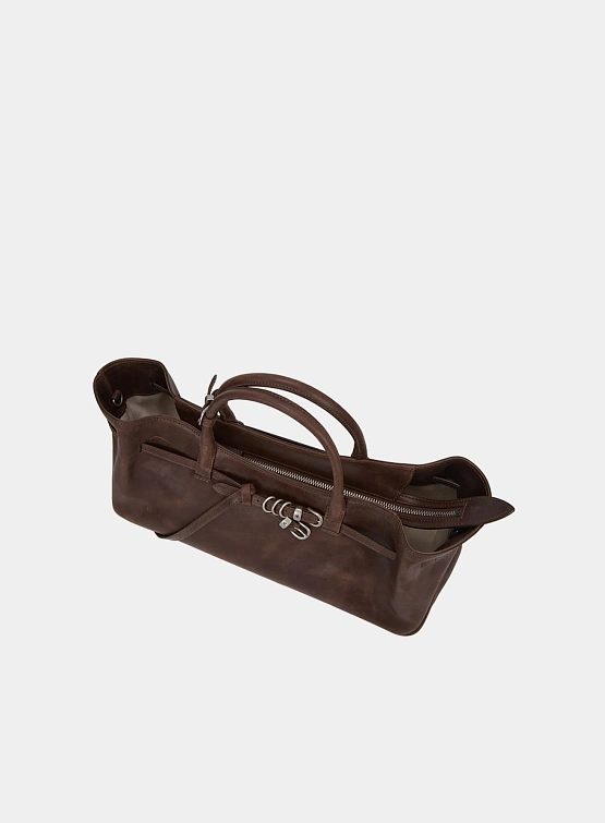 Женская сумка MARGESHERWOOD Grandma Used Washed Brown Pullup