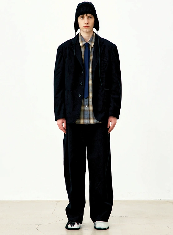 Брюки COOR Banding Washed Double Pleated Washed Black