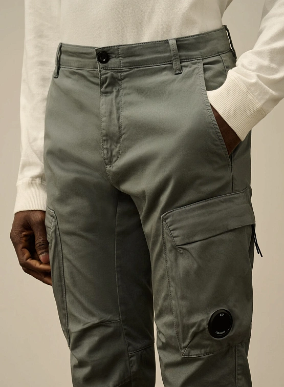 Брюки C.P. Company Stretch Sateen Ergonomic Stormy Weather