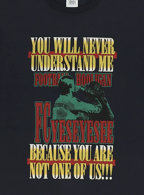 Футболка YESEYESEE Y.E.S Hooligan Tee Charcoal