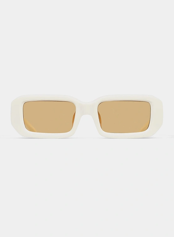 Очки NO PROBLEMO x LE SPECS Blackpool Off White/Amber Tint