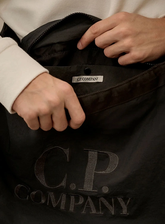 Сумка C.P. Company Plain Paper Touch Logo Black