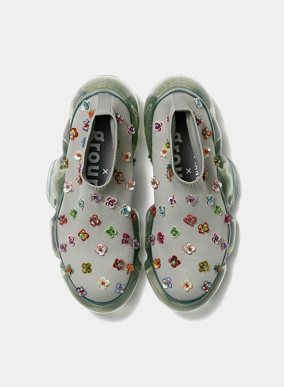 Женские кроссовки GROUNDS Moopie x Heaven Tanudiredja Ice Green