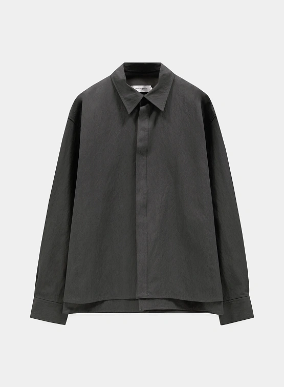 Рубашка LE17SEPTEMBRE Double Layered Relaxed Black
