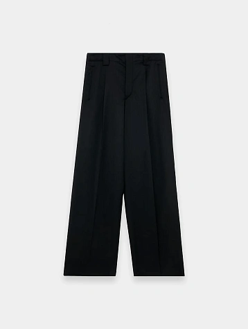 Брюки UNDERCOVER Pleated Wool Trousers Black