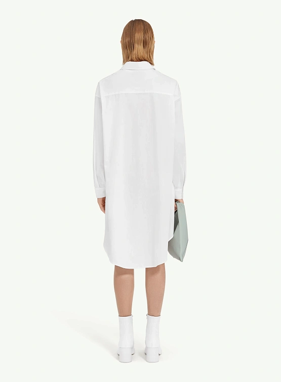 Женское платье MM6 Maison Margiela Numeric Logo White