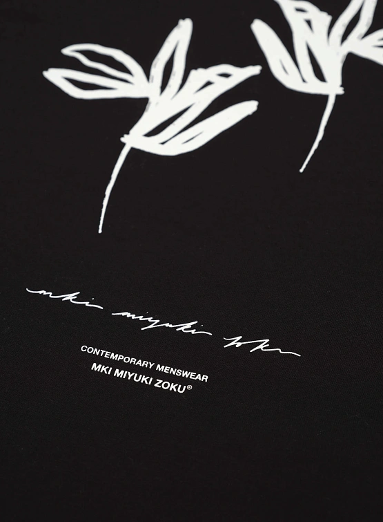 Футболка MKI MIYUKI ZOKU INK Flower Black
