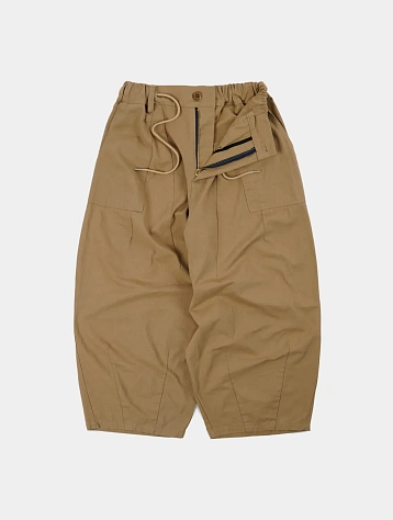 Брюки FrizmWORKS Twill Balloon Pants Beige