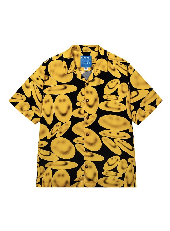 Рубашка MARKET Smiley Afterhours Washed Black