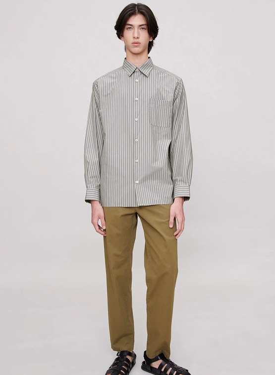 Рубашка A.P.C. Malo Shirt Gray Stripe