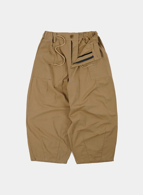 Брюки FrizmWORKS Twill Balloon Pants Beige