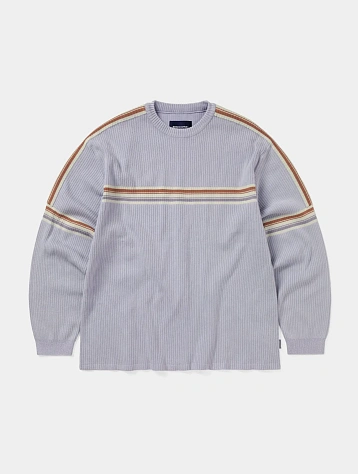 Лонгслив thisisneverthat Striped Knit L/S Top Lavender