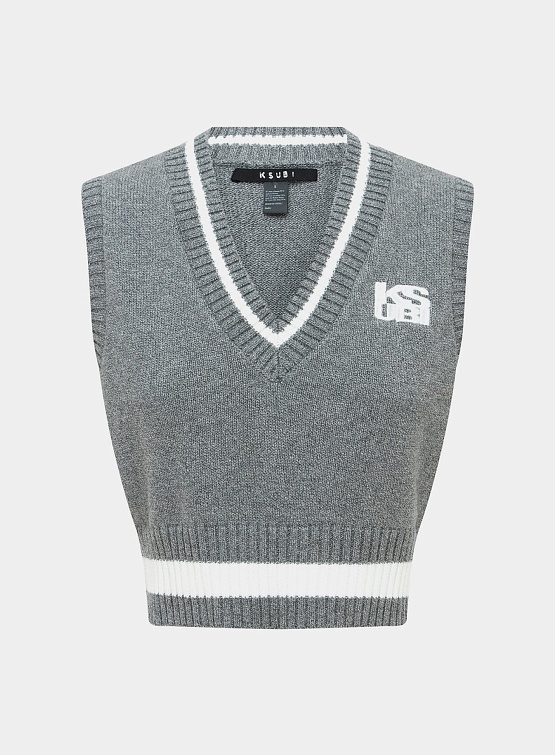 Женский жилет Ksubi Skippper Vest Grey Marle Grey