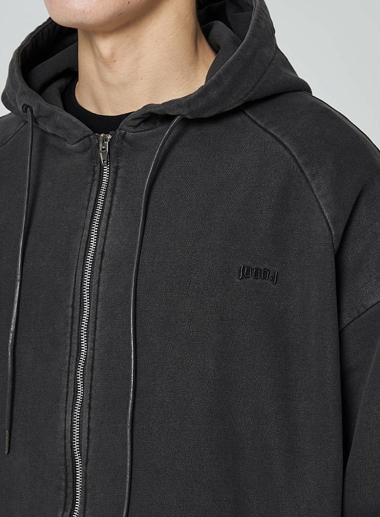 Зип-худи JUUN.J Kangaroo Hood Zip-up Gray