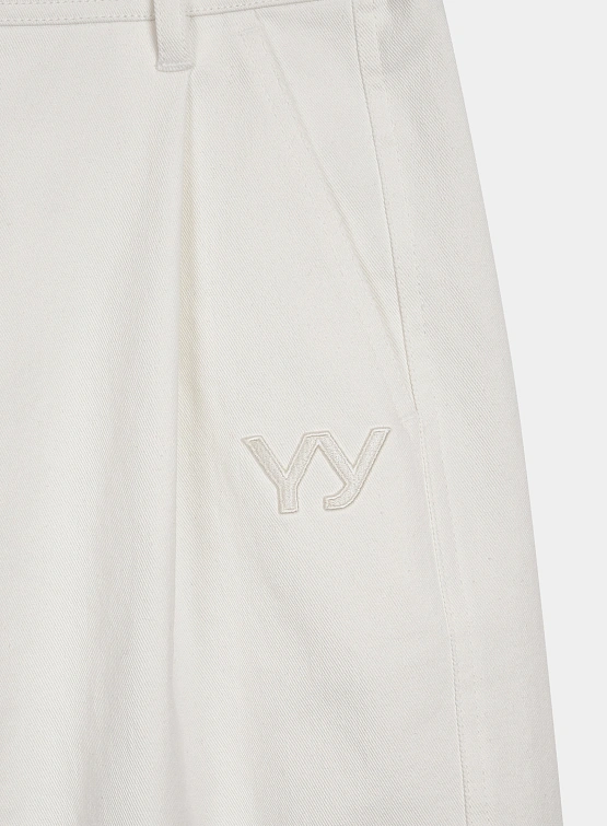 Шорты OPEN YY Cargo Midi Shorts White