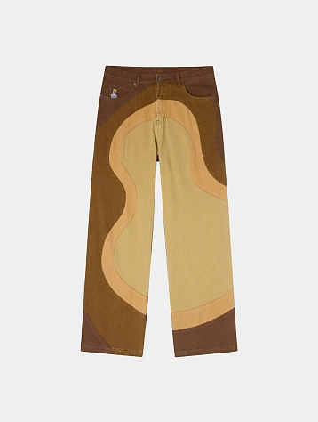 Брюки KidSuper Wavy Pants Brown