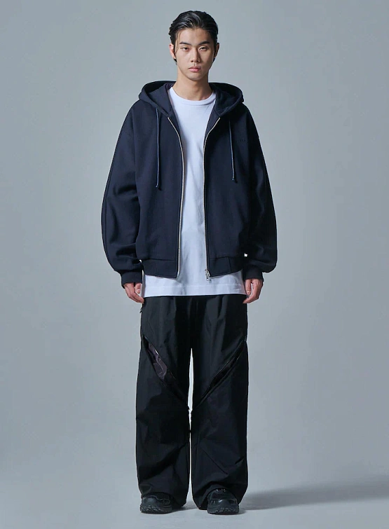 Зип-худи JUUN.J Essential Jersey Hooded Navy