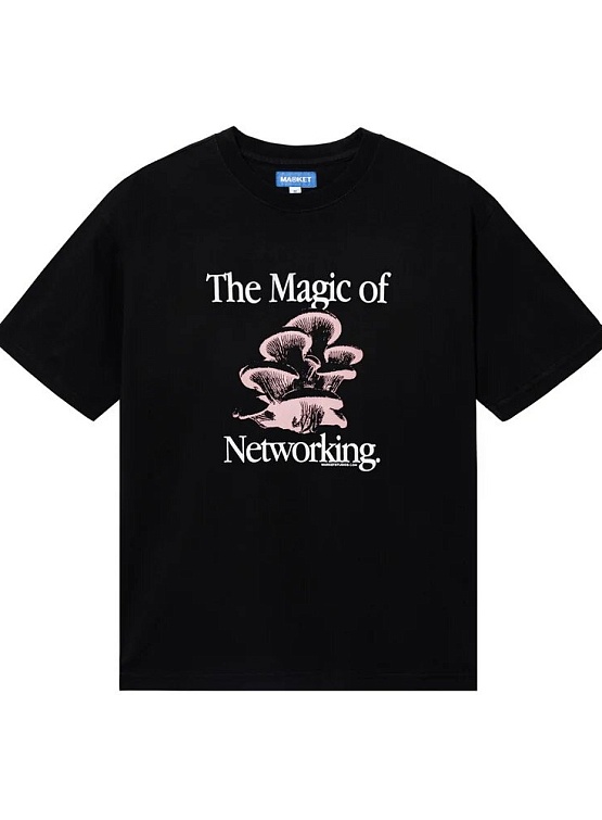 Футболка MARKET Social Network T-Shirt Washed Black
