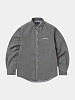 Рубашка thisisneverthat Washed Denim Shirt Grey