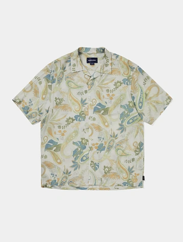 Рубашка thisisneverthat Weird Paisley S/S Shirt Ivory