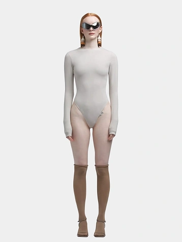 Женское боди entire studios LS Bodysuit Silver Cloud