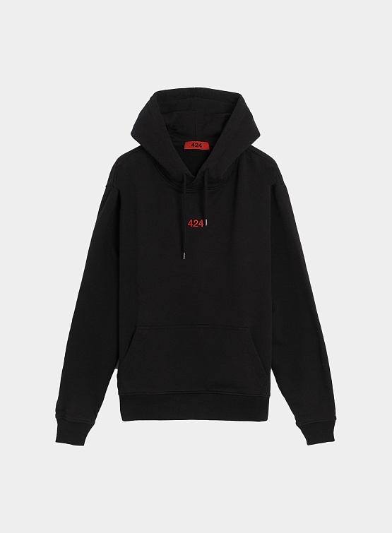 424 Hoodie Regular Fit Black 424 Studio Slow