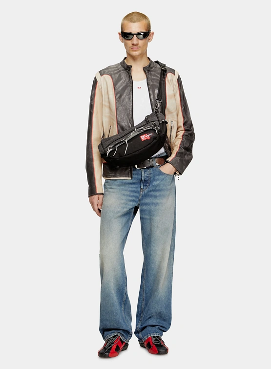 Сумка Diesel Destroyed Denim Cordura® Black